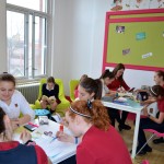 nouveau local des filles de première secondaire