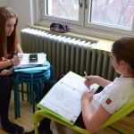 nouveau local des filles de première secondaire