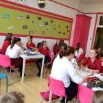 nouveau local des filles de première secondaire