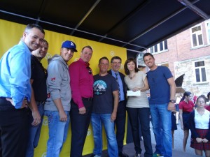 remise du chèque Subway