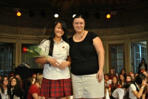 Olivia Page représentante de 4e secondaire