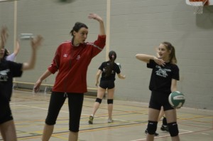 entrainement avec Mélissa Raymond