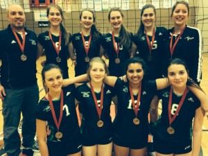 médaille de bronze volleyball Avalanche