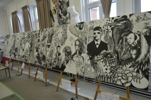 murale avec En masse